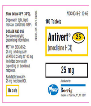 Antivert 25mg